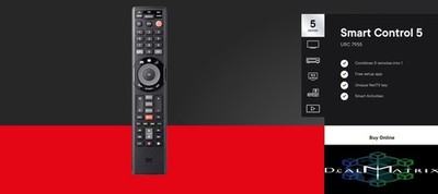 One For All Smart URC7955 Steuerung 5 Universal Fernbedienung NETTV Taste Neu