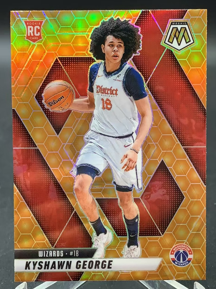 Kyshawn George 2024-25 Panini Mosaic Honeycomb SSP Case Hit RC #247