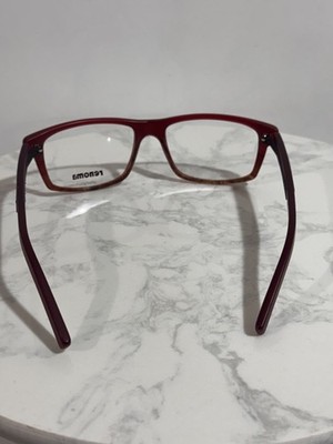 Renoma R1052 Eyeglass Frames Red Gradient 54-19-138 Patented Design Renoma R1052 Eyeglass Frames Red Gradient 54-19-138 Patented  main image 4