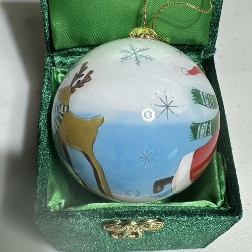 Pier 1 Imports Li Bien Christbaumschmuck mundgeblasen Glas bemalt Weihnachtsmann 2012 - Bild 5 von 10