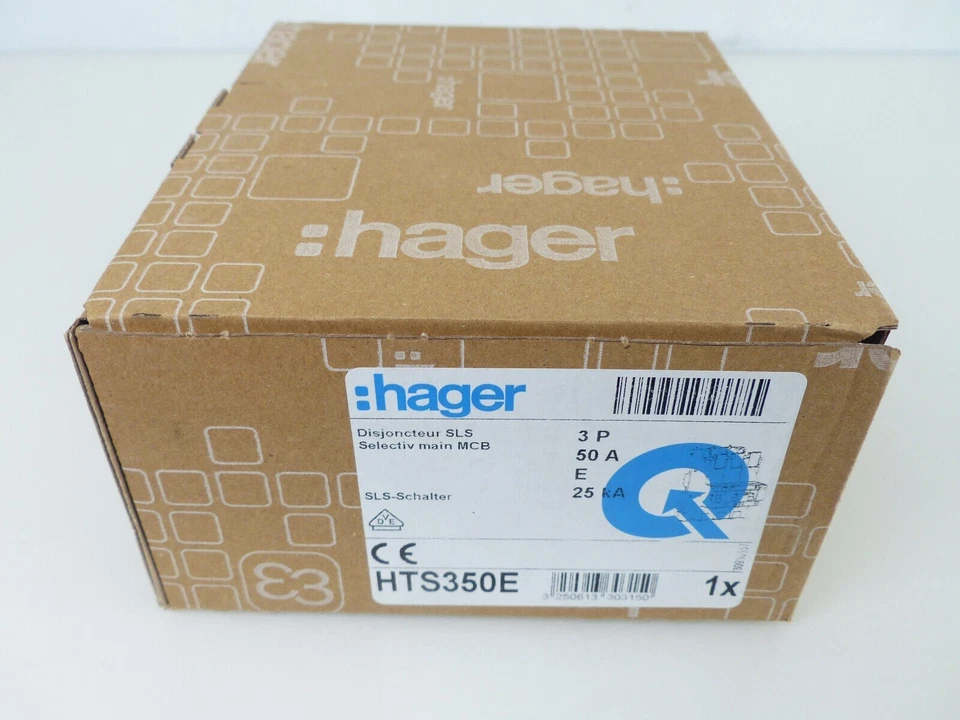 Hager HTS350E 50A 3-poliger SLS-Schalter Hubschine NEU #1 FL - Bild 1 von 1