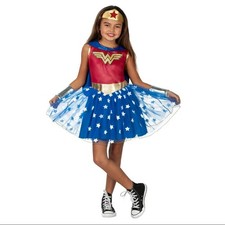Wonder Woman Girls Halloween Costume Dress Up Cosplay Size XS 4-5 NWT