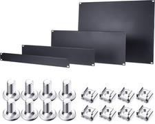 Blank Panel Kit 1U 2U 4U 8U Metal Rack Mount 19 Inch - Filler Spacer for Server