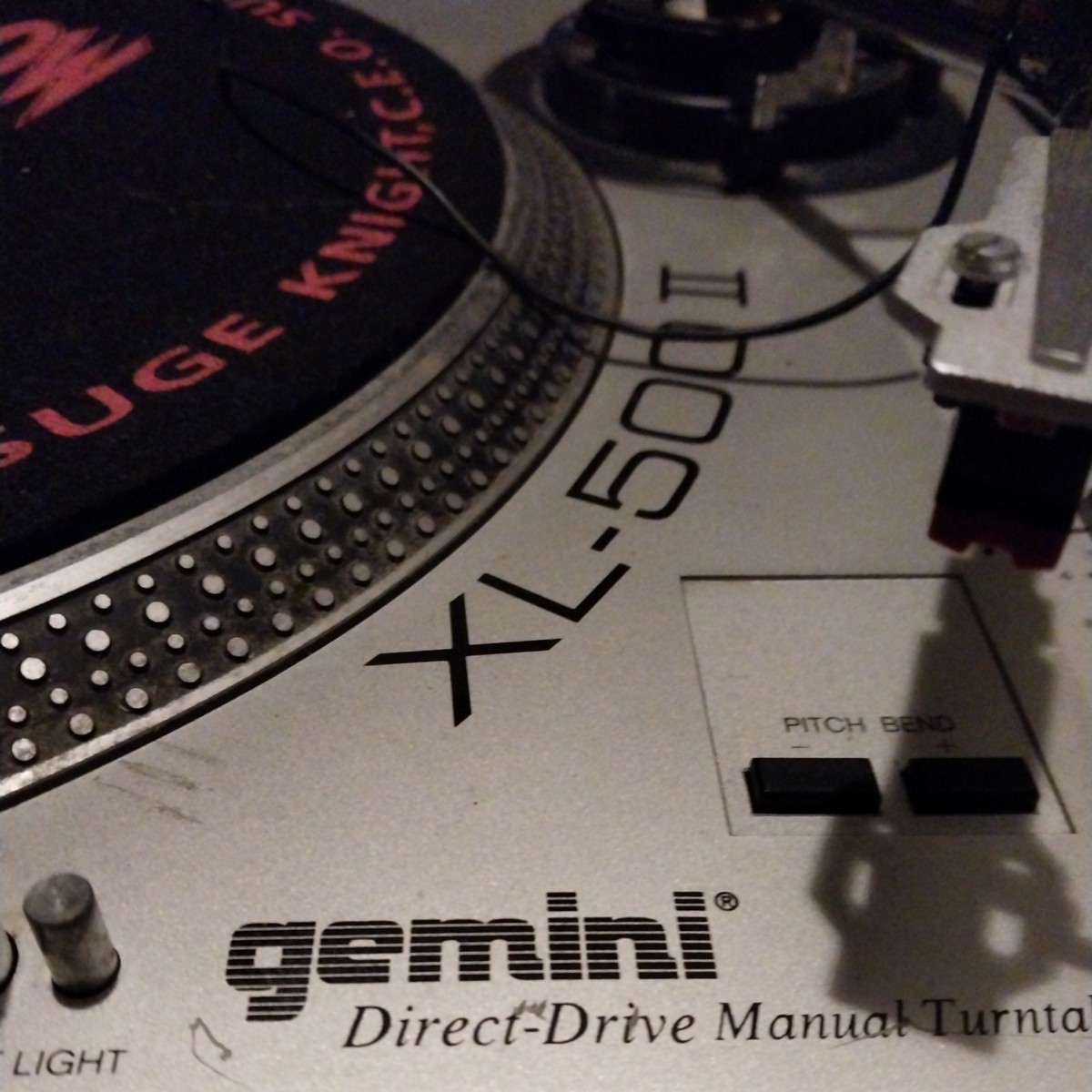 Gemini XL-500 II DJ Direct Drive Manual Record Turntable Steel