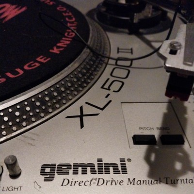 Gemini XL-500 II DJ Direct Drive Manual Record Turntable Steel Gemini XL-500 II DJ Direct Drive Manual Record Turntable Steel