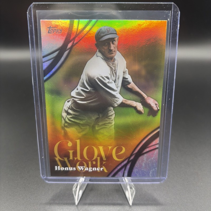 Honus Wagner 2026 Topps Series 2 Baseball - Glove Work FOIL - GW-40 Pirates
