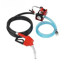 New Diesel Fuel Transfer Pump Kit 12V 10GPM with Automatic Shut-off Nozzle Hose