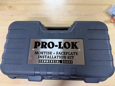 Pro-Lok INJIGC-MORT Mortise Lock & Faceplate Installation Jig Kit, w/Users Guide