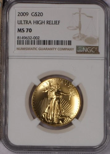 Photo of a 2009 Ultra High Relief Double Eagle from an eBay listing that sold on Jul 14, 2026