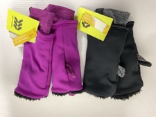 2pk All in Motion Girls Size 4-7 Touchscreen Compatible Layered Gloves