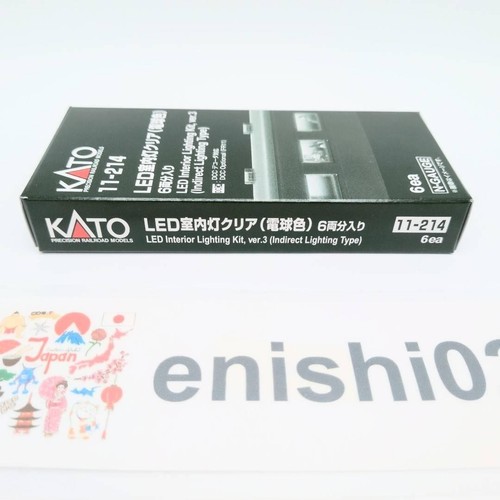 KATO N Gauge 11-214 LED Interior light Clear Warm White 6 Cars Model Railroad - Picture 5 of 24