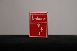 Red Fontaine Playing Cards for sale | eBay