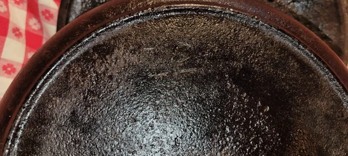 Vintage Cast Iron #12 DO DUTCH OVEN With Self Basting Lid & Handle USA made - Picture 3 of 6