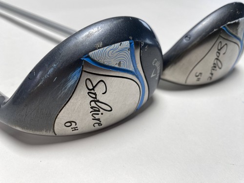 Callaway Solaire 5 & 6 Hybrid Set 25* 28* Solaire Ladies Graphite Womens RH HC - Picture 3 of 10