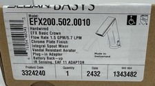 Sloan BASYS EFX-200.502.0010 BASYS Active IR Sensor Operated Faucet