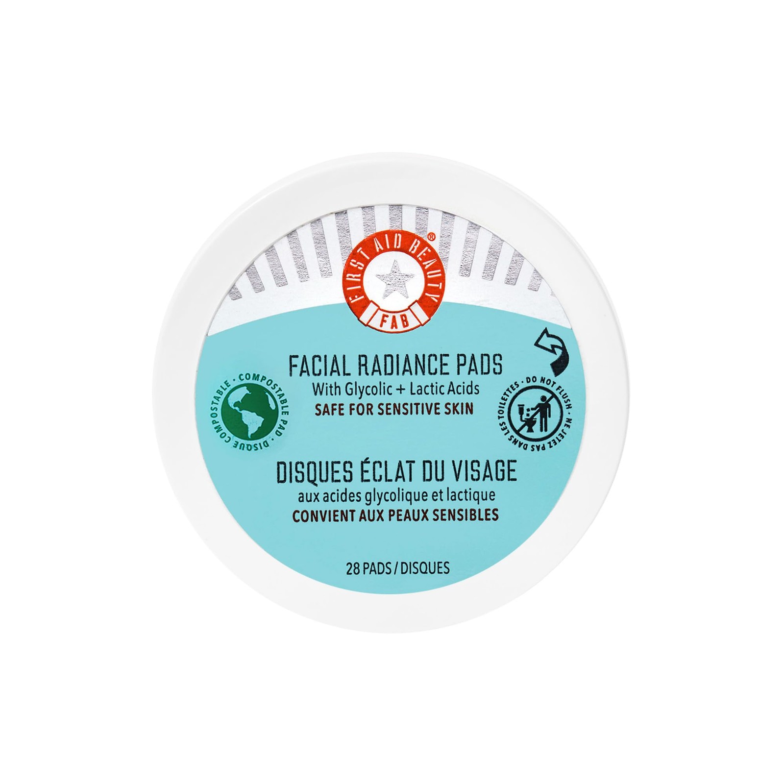 - Facial Radiance Pads with Glycolic & Lactic Acids, Daily Exfoliating Pads w...