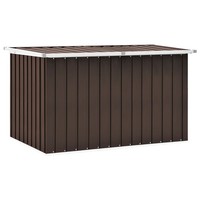 Gartentruhe Kissenbox Kissentruhe Auflagenbox Braun 149X99X93 Cm