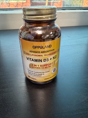 Vitamin D3 + K2 5000 IU - Liposomal Technology for Enhanced Absorption 90 gels