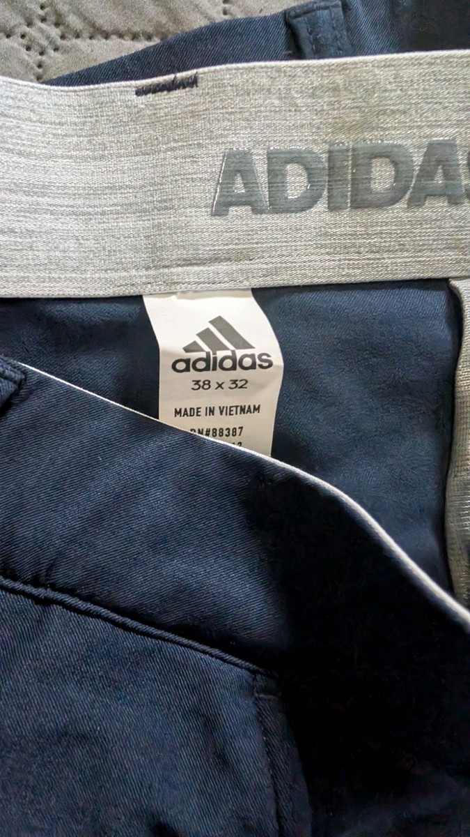 2 Pairs lot Adidas Ultimate365 Golf Pants Mens Lightweight 38x32
