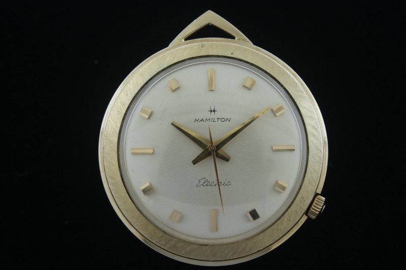 Hamilton Nautilus 403 NOS Electric Pocket Watch Rene Rondeau Collection