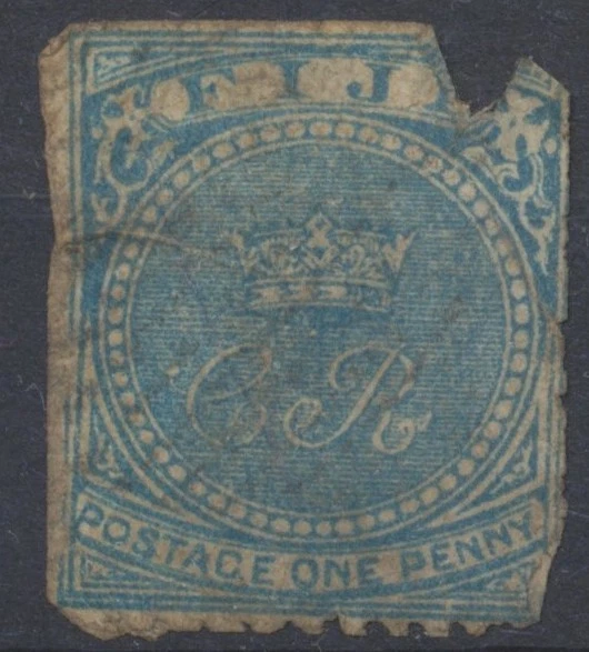 Fiji Stamps 1871 1d blue + 3d green SG10;11;used CV £515 - Image 2 of 4