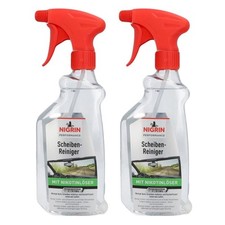 2x PACK Nigrin Scheiben-Reiniger mit Nikotinlöser Spray Glas-Reiniger Reinigung