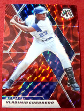 VLADIMIR GUERRERO 2021 PANINI RED MOSAIC PRIZM BASEBALL CARD MONTREAL EXPOS HOF