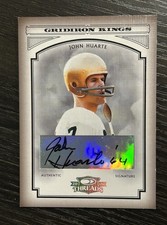 2006 Donruss Threads College Gridiron Kings John Huarte Auto Heisman Irish ☘️ 