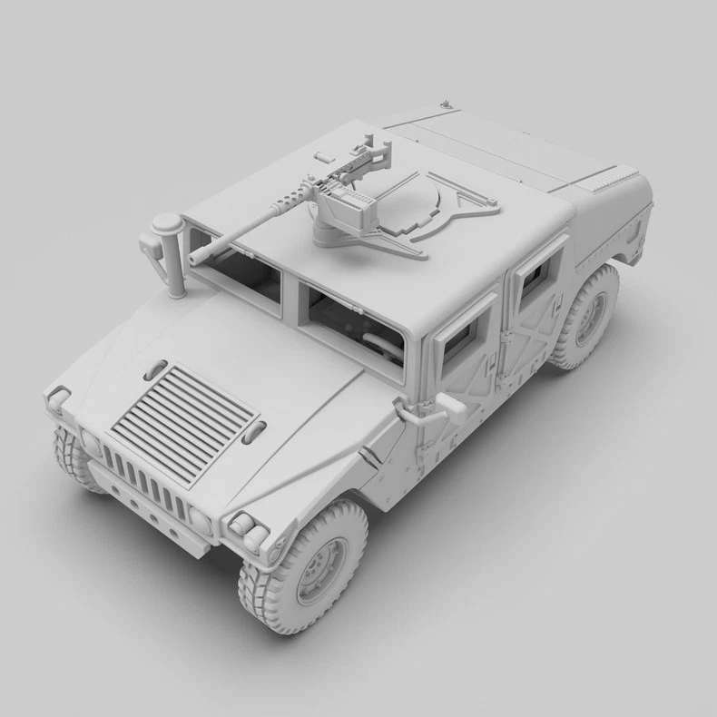 3D Printed 1/72 United States  Hummer H1 wheeled vehicle Unpainted - Image 4 of 4