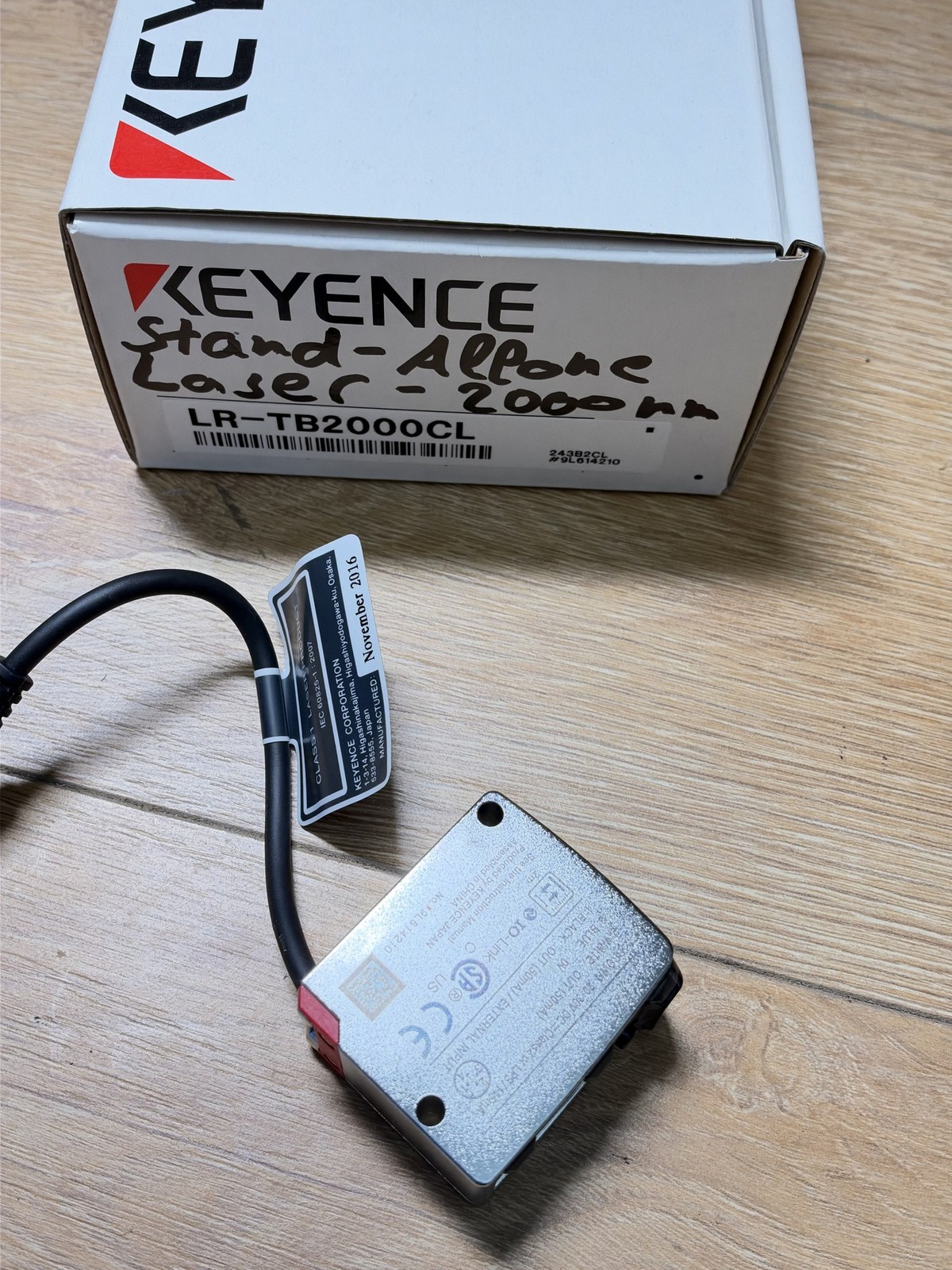 Keyence LR-TB2000CL Stand-Alone Laser Sensor 2000mm IO-Link neu OVP Klasse 1 – Bild 3