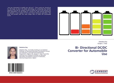 Bi- Directional DC/DC Converter for Automobile Use Debolina Dey