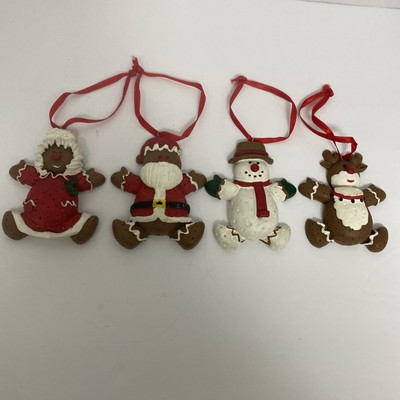 Vintage Ginger Nut Ornaments House Of LLOYD 1996 Set Of Four