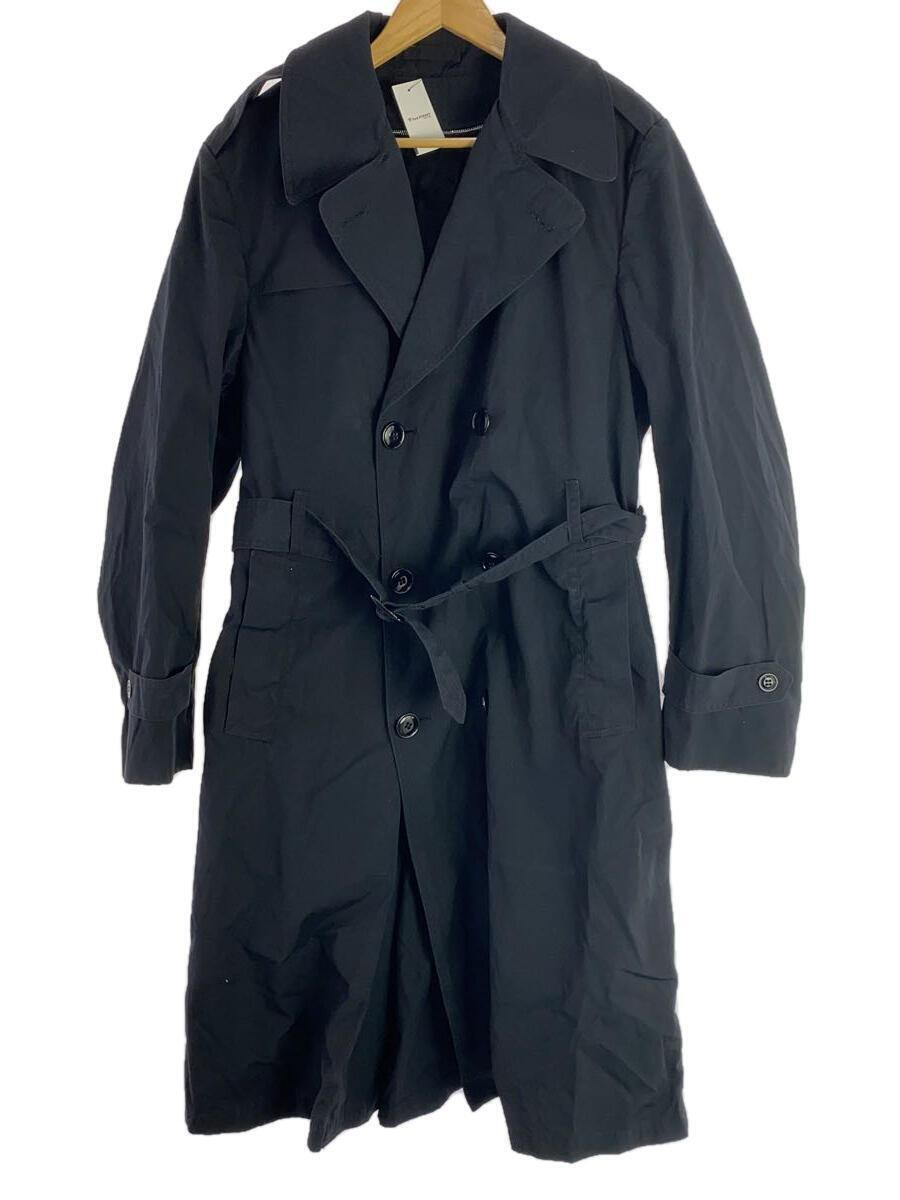 Us.Navy Trench Coat/40/Cotton/Nvy/Plain/8405-01-308-8696 613