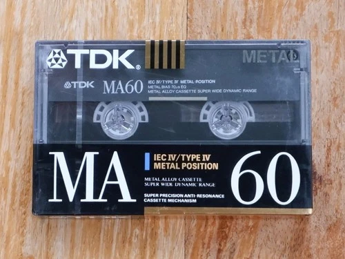 TDK MA 60 von 1990, Made in Germany, Type IV Position Metal, High End Tape, OVP