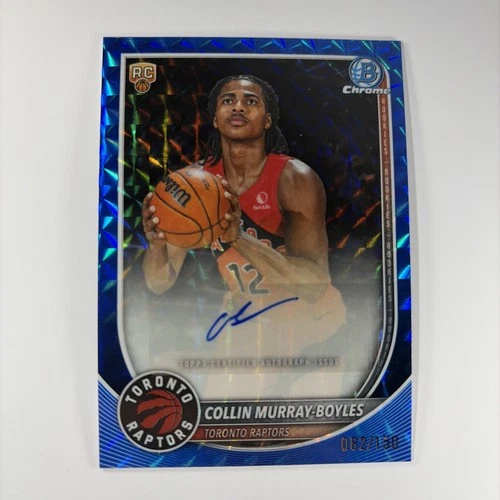 Collin Murray-Boyles 2025-26 Topps Bowman Chrome Blue Geometric Auto #82/150