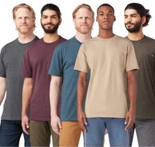 Dickies Mens Heavyweight Heathered Short Sleeve Pocket Tee Relaxed T-Shirt