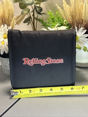 Rolling Stone Magazine Black Zip CD Wallet Case Promo Hit Products Likely 90 s