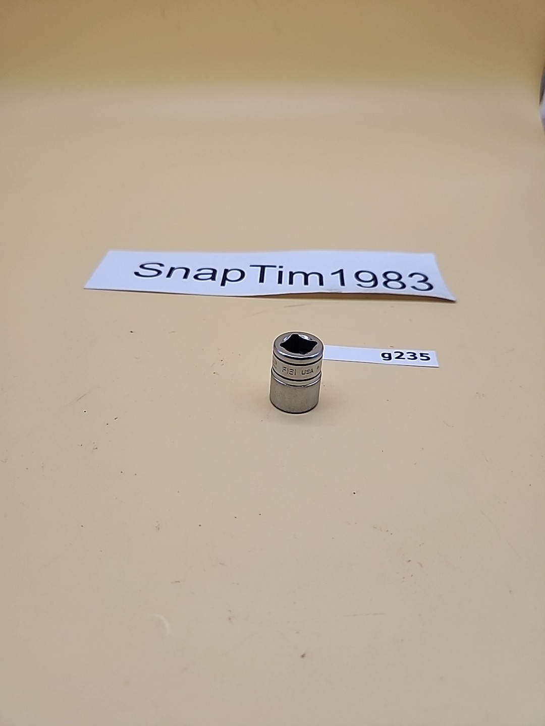 Snap-on Tools F161 1/2" SAE Flank Drive Shallow Socket 3/8" Dr 12 Pt USA