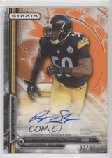 2014 Topps Strata Rookie Auto Orange Topaz 93/99 Ryan Shazier #164 Auto 7zf