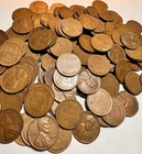 1 pound of 1950-1958  over 145 wheat pennies.  All mint marks.  Great deal!!