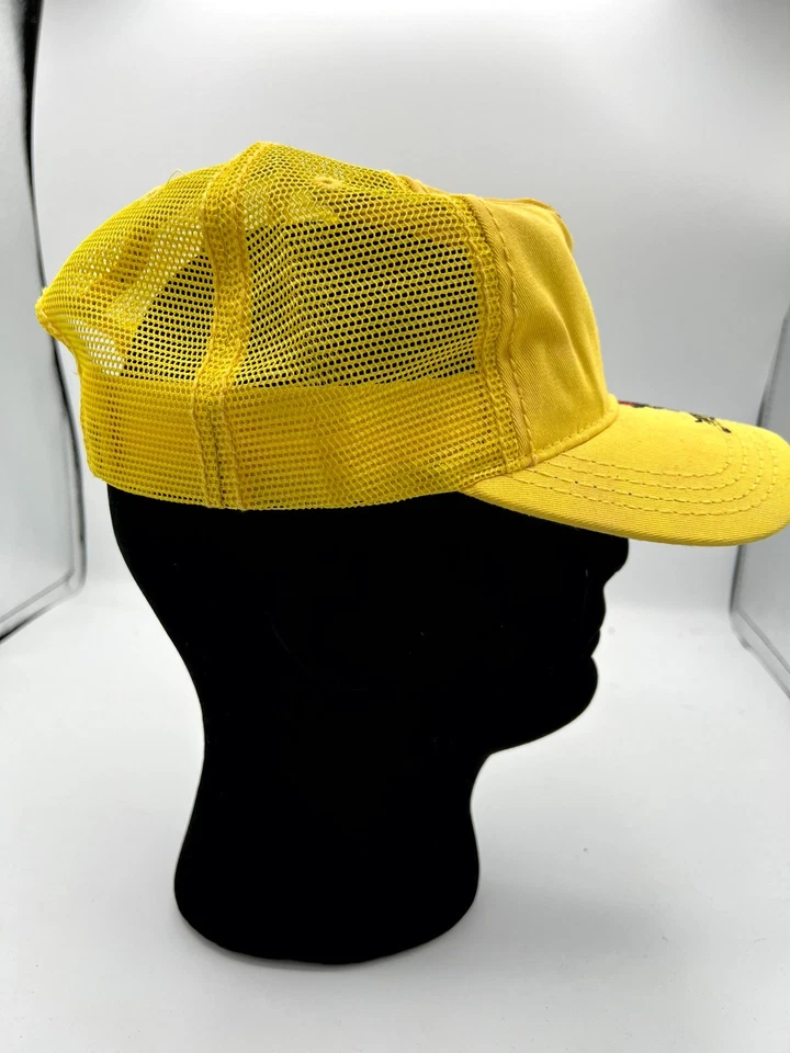 AOP Ed Hardy Trucker Sombrero Para Hombres Amarillo Tatuaje Niña Bordado Snapback Sombrero Raro Foto 4 de 4