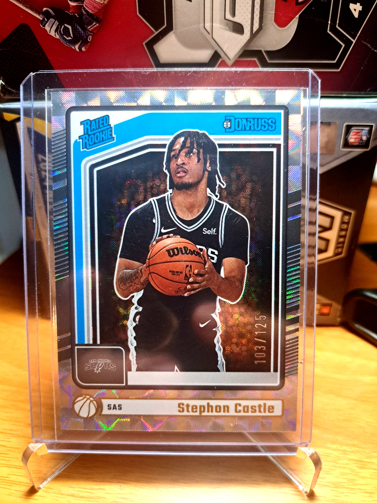 2024 Donruss Rated Rookie Stephon Castle #244  - CRYSTALS - /125