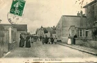 SAMOREAU card Rue du Haut Samoreau animated street near the motor vehicle