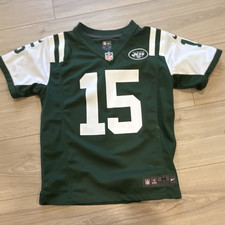Nike Tim Tebow #15 New York Jets NFL On Field Jersey Green White Size M (10-12)
