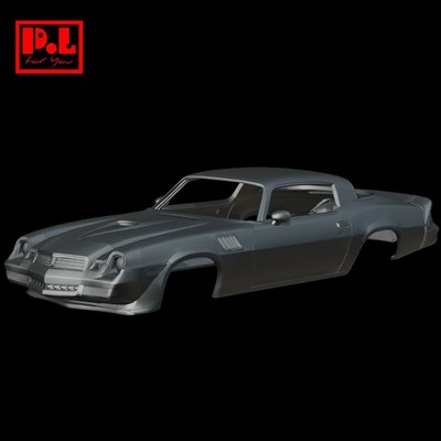 STL File - Chevrolet Camaro Z28 (1979) - 3D 1/87 64 43 32 24 18 12 10 8 ACME IXO