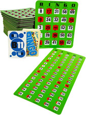 Regal Bingo Game Set - 50 Reusable Cards Master Board for Family Fun
