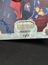 2019-20 Engrained Rookie Patch Auto Alexandre Texier Rosewood Laundry Tag 1/1