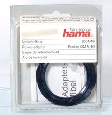 Umkehrring für Objektiv mit PK-Bajonett und 49mm Filterdurchmesser
