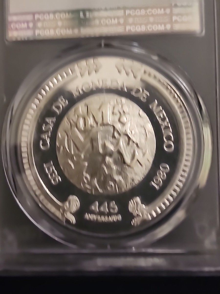 1980 Casa De Moneda 445th Anniversary PCGS PF 67 MEXICO SILVER