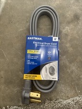 Eastman 61251 Electric Dryer Cord 6ft 250V 10/3 Gauge Wire 30 Amp
